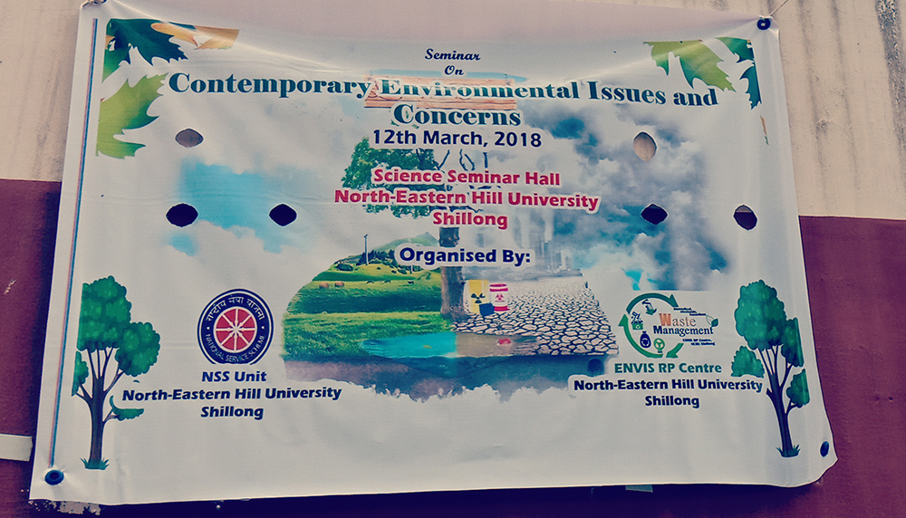 Seminar held at NEHU, Shillong