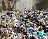 Plastic wastes at Marten
