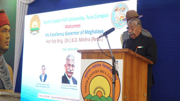 Official Visit of His Excellency Governor of Meghalaya, Honourable brig. (Dr.) B.D. Mishra (Retd.) to NEHU, Tura Campus on 3rd January 2023